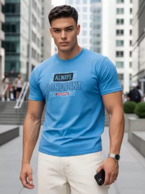 Tricou pentru bărbați DSTREET RX5408 ALBASTRU
