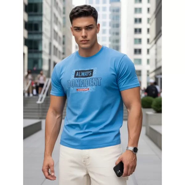  Tricou pentru bărbați DSTREET RX5408 ALBASTRU 