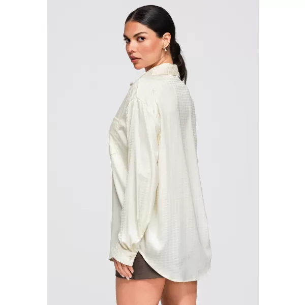  Cămașă de damă OMBRE OW-SH-E0056 ECRU 