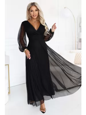 Rochie NUMOCO NERISSA 684-4 NEGRU