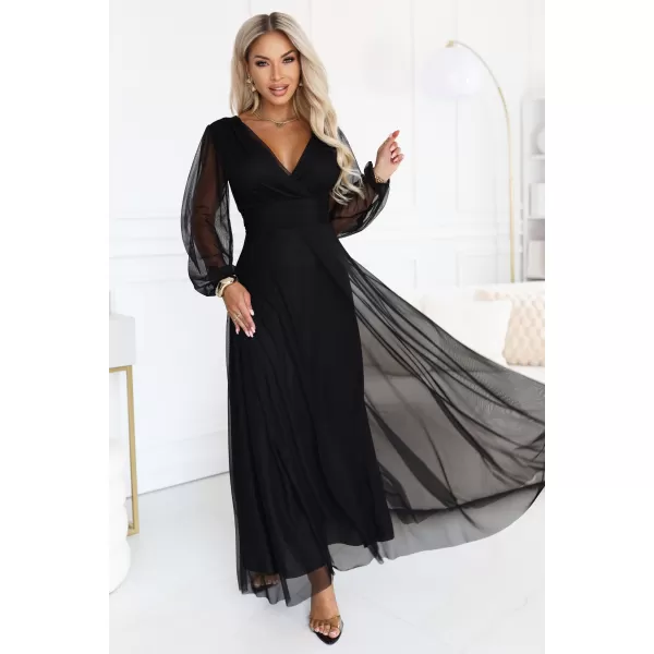  Rochie NUMOCO NERISSA 684-4 NEGRU 