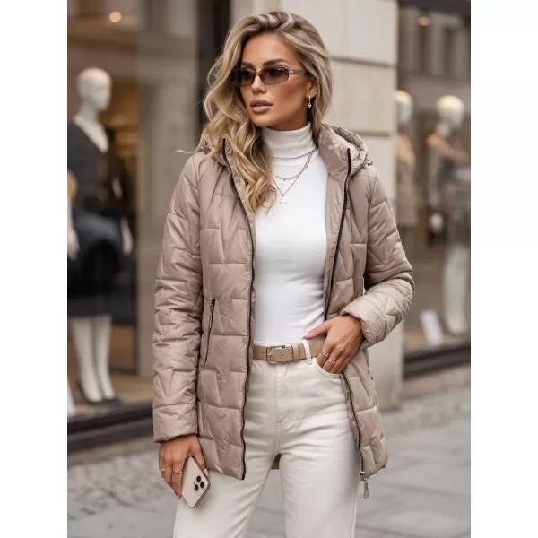  Geaca de dama DSTREET TY5793 CARAMEL 