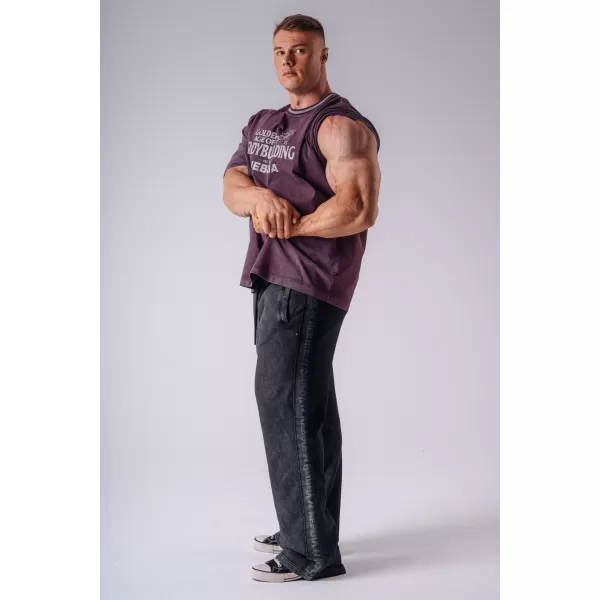  Tricouri pentru bărbați NEBBIA OLYMPIA HEAVYWEIGHT COTTON 941 CLARET 