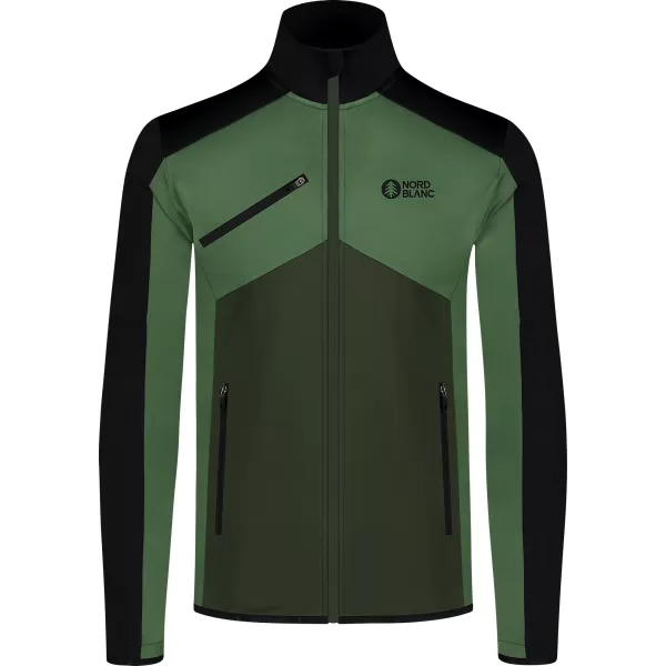  Hanorac powerfleece pentru bărbați NORDBLANC CUSP NBSFM8334 VERDE 