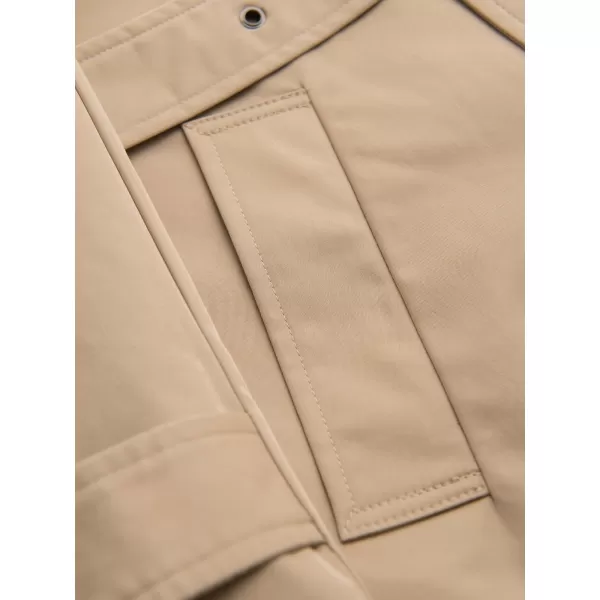  Palton pentru bărbați OMBRE OM-COLC-0146 BEJ 