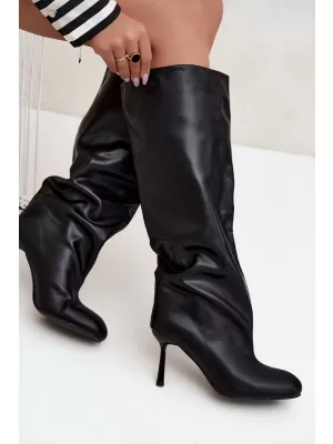 Cizme de dama BOTO C-374 NEGRU