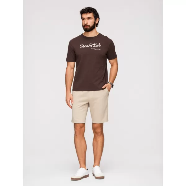  Pantaloni scurți pentru bărbați OMBRE OM-SRSK-0124 BEJ 