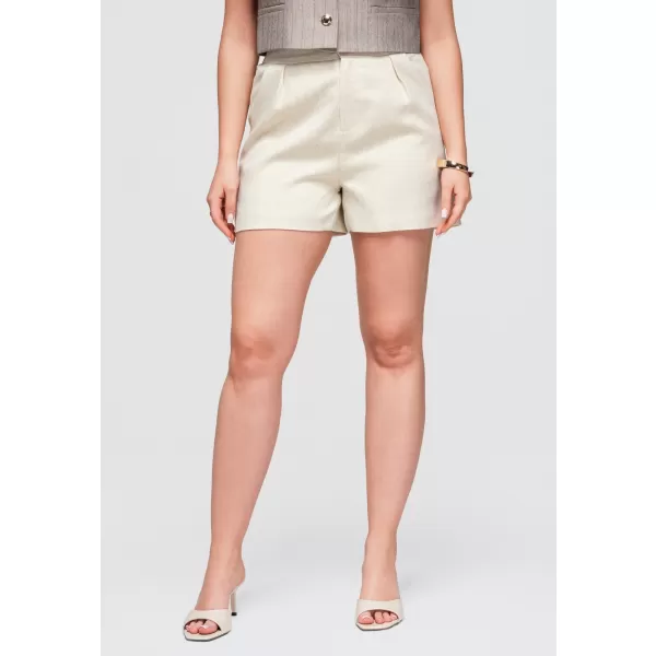  Pantaloni scurți de damă OMBRE OW-ST-E0010 BEJ 