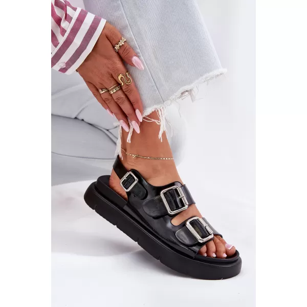  Sandale de dama BIG STAR SHOES RR274662 NEGRU 