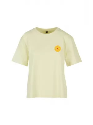 Tricou de dama URBAN CLASSICS TB9011-03660 GALBEN MOALE
