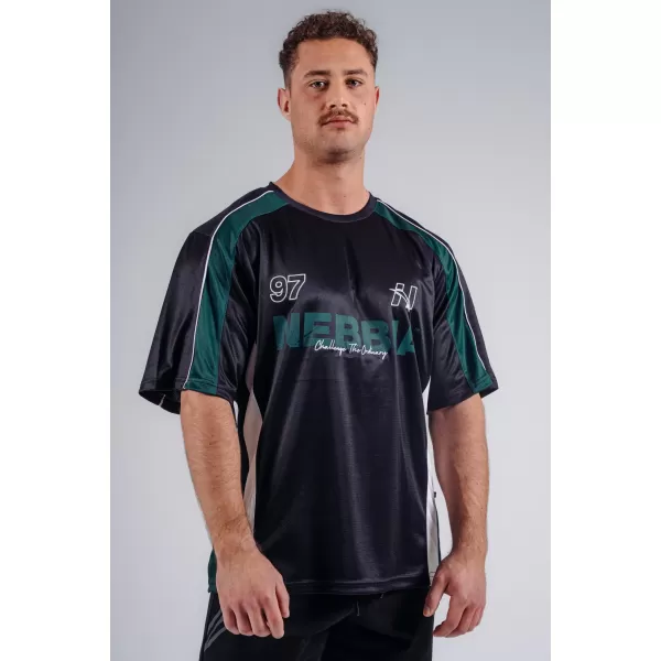  Tricou supradimensionat din jerseu 97 NEBBIA PRIMAL 885 NEGRU 