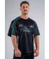 Tricou supradimensionat din jerseu 97 NEBBIA PRIMAL 885 NEGRU