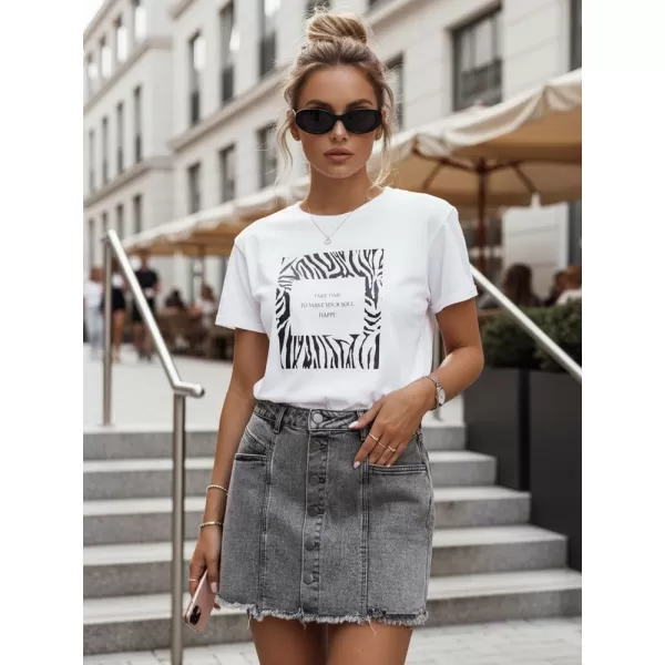  Tricou pentru femei DSTREET RY2499 ALB 