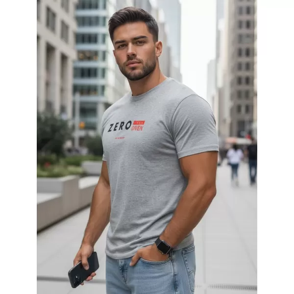  Tricou pentru bărbați DSTREET RX4744 GRI DESCHIS 