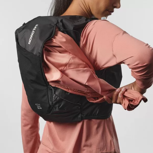  Rucsac de damă SALOMON ACTIVE SKIN 12 LC2178600 NEGRU/METAL 