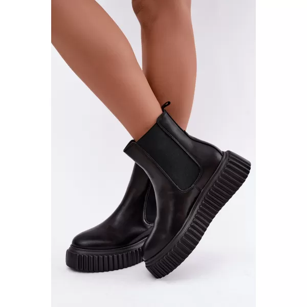 Botine de dama BIG STAR SHOES UU274334 NEGRU 