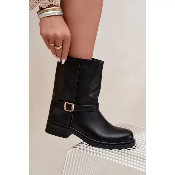  Botine de dama BOTO 5859 NEGRU 