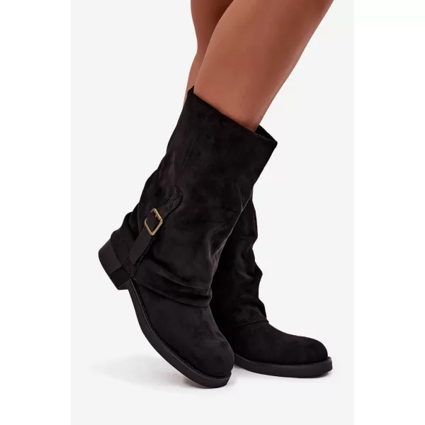  Cizme de dama BOTO MM-15 NEGRU 