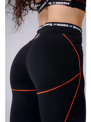 Jambiere de damă NEBBIA OLYMPIA HIGH-WAIST 935 NEGRU