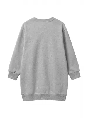 Rochie hanorac pentru fetiță URBAN CLASSICS UCK8565-03061 GRI JALIU