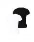 Tricou de dama URBAN CLASSICS TB8569A-03102 NEGRU/ALB
