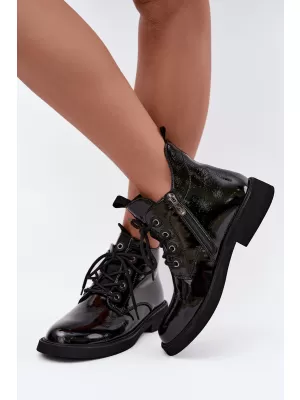 Botine de dama D&A CR62-3338 NEGRU