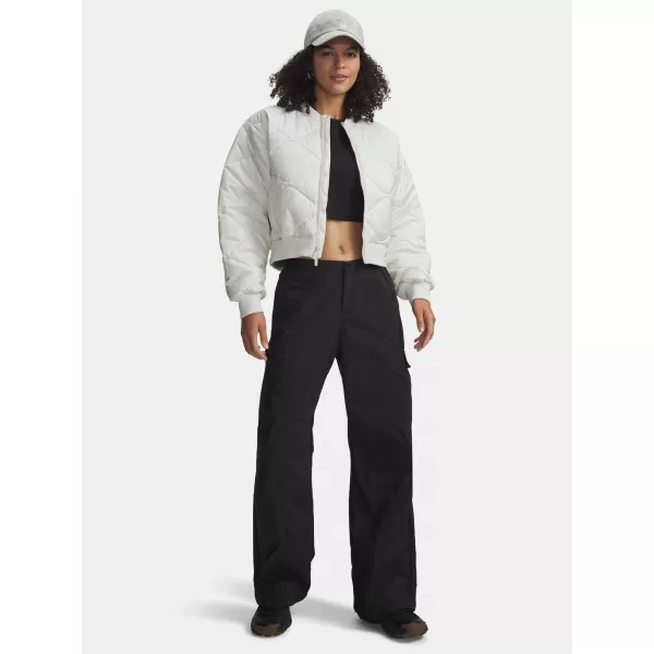  Jachetă bomber de damă UNDER ARMOUR HERITAGE BOMBER 6000638-110 ALB 
