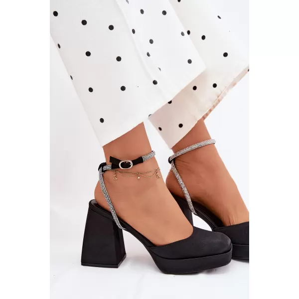  Sandale de dama BOTO H-8 NEGRU 