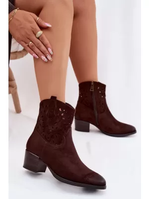 Pantofi de dama VINCEZA 58452 CIOCOLATĂ