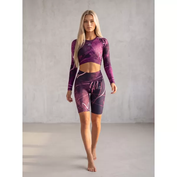  Jambiere premium pentru genunchi pentru femei (marimi noi) ALTISPORT VOJ/ALW082LEG06 VIOLET 