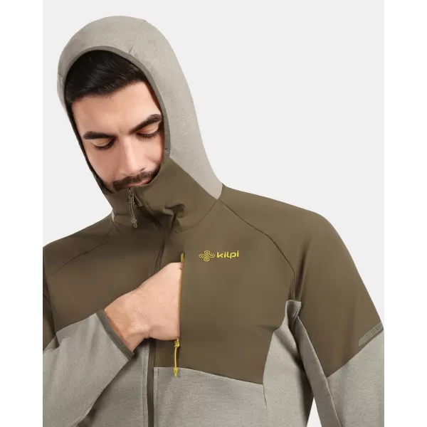  Hanorac pentru bărbați din fleece KILPI NASHVILLE-M 1M0201KI VERDE 