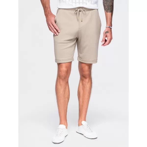  Pantaloni scurți pentru bărbați OMBRE OM-SRCS-0206 BEJ 