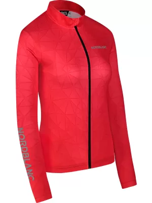 Tricou de ciclism pentru femei NORDBLANC VELOFLOW NBSLF8105 ROŞU