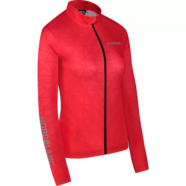  Tricou de ciclism pentru femei NORDBLANC VELOFLOW NBSLF8105 ROŞU 