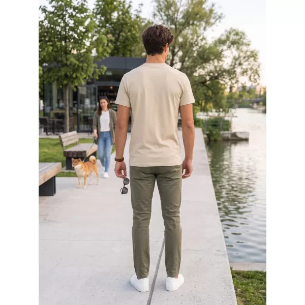  Tricou pentru bărbați ALTISPORT NP/ALMST20001 NISIP 