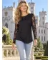 Tricou de damă ALTISPORT IVOREY NEGRU