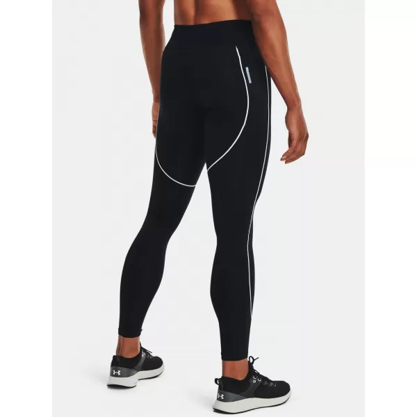  Jambiere termice dama UNDER ARMOUR UA RUSH CG NOVELTY LEGGING 1365720-001 NEGRU 