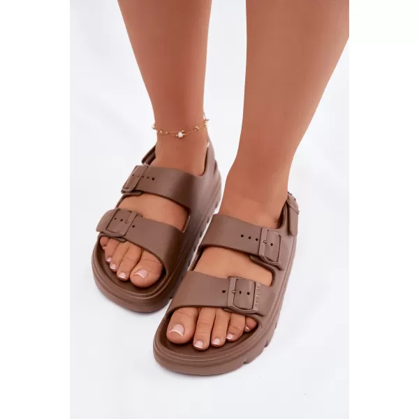  Sandale de dama BIG STAR SHOES TT274A035 MARO/BEJ 