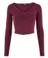 Tricou de dama URBAN CLASSICS TB7729-01151 CIREAȘĂ