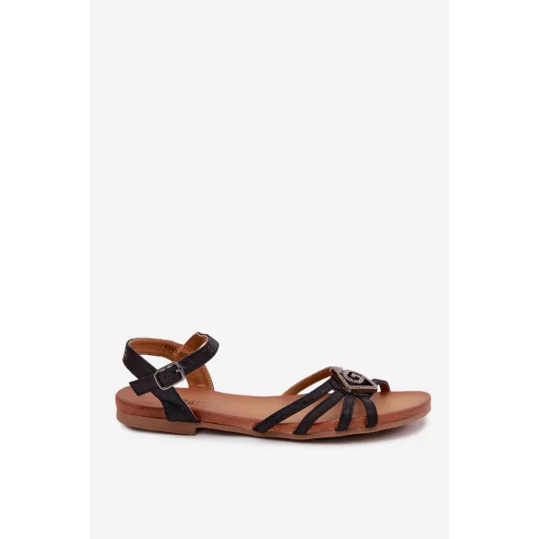  Sandale de dama S.BARSKI KV61-6056 NEGRU 