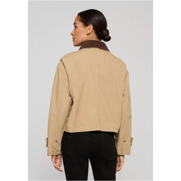 Geaca de dama URBAN CLASSICS TB7726 BEJ UNIUNE 