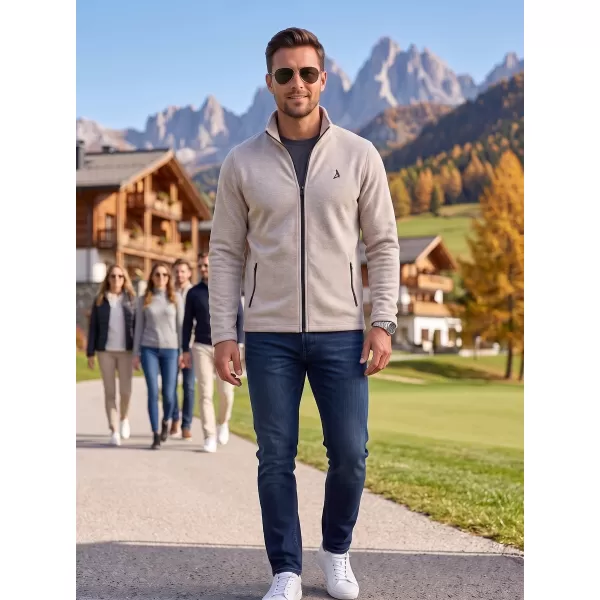  Hanorac pentru bărbați din fleece ALTISPORT ALM002852 EVIDENȚIERI ARGINTII 