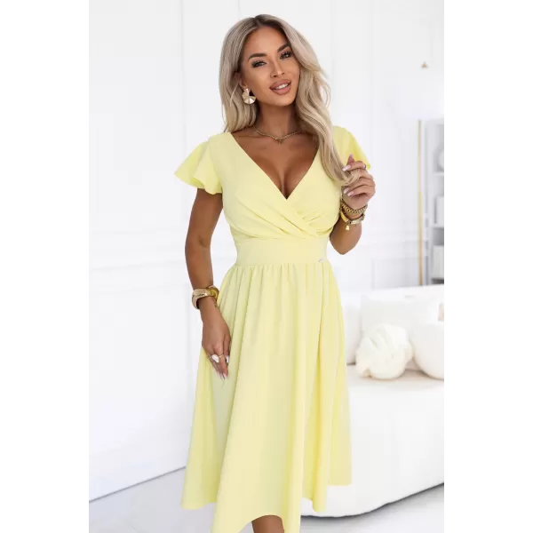  Rochie NUMOCO 425-18 GALBEN DE UNT 