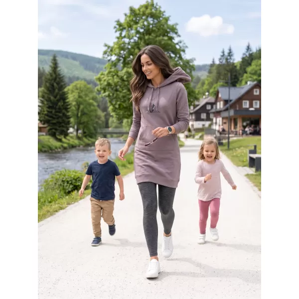  Hanorac prelungit dama ALTISPORT ALW091419 GRI OȚEL 