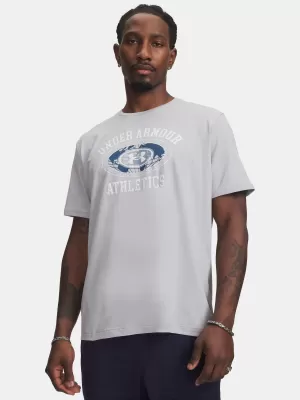 Tricou pentru bărbați UNDER ARMOUR M 60/40S ARMOR GLOBE SS 6009261-011 GRI
