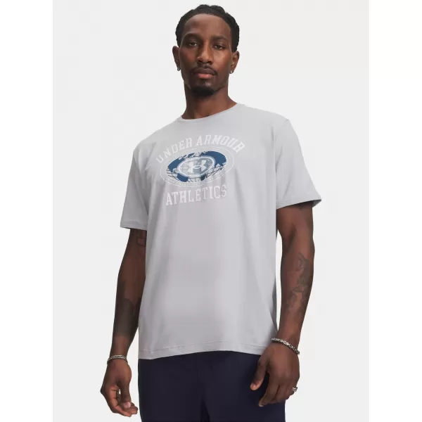  Tricou pentru bărbați UNDER ARMOUR M 60/40S ARMOR GLOBE SS 6009261-011 GRI 