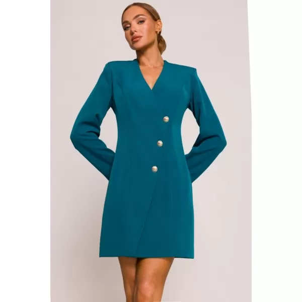  Rochie MOE M793 ALBASTRU OCEANIC 