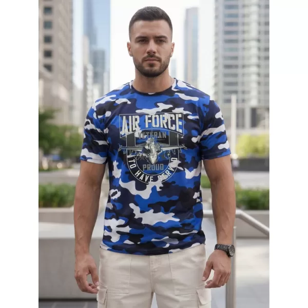  Tricou pentru bărbați DSTREET NX2001R-BL-M ALBASTRU 