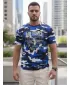 Tricou pentru bărbați DSTREET NX2001R-BL-M ALBASTRU