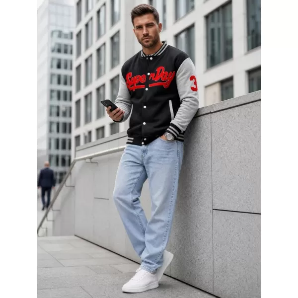  Hanorac pentru bărbați DSTREET BX5444 NEGRU 